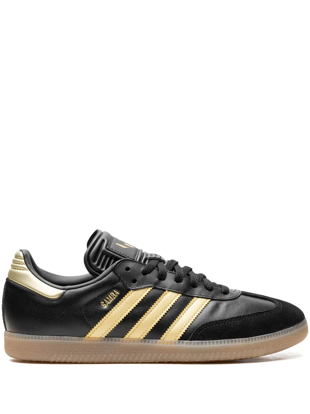 adidas X Lionel Messi Samba Black/Gold Sneakers