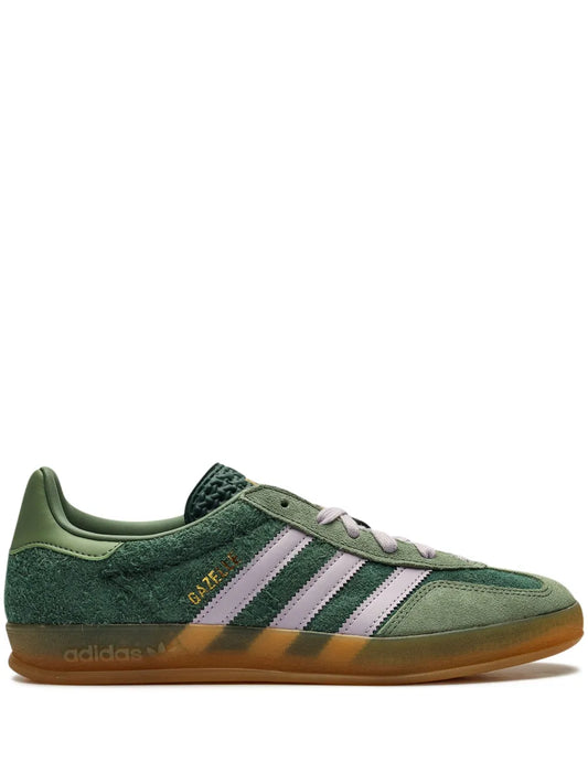 adidas Gazelle Indoor Mineral Green/ Silver Sneakers
