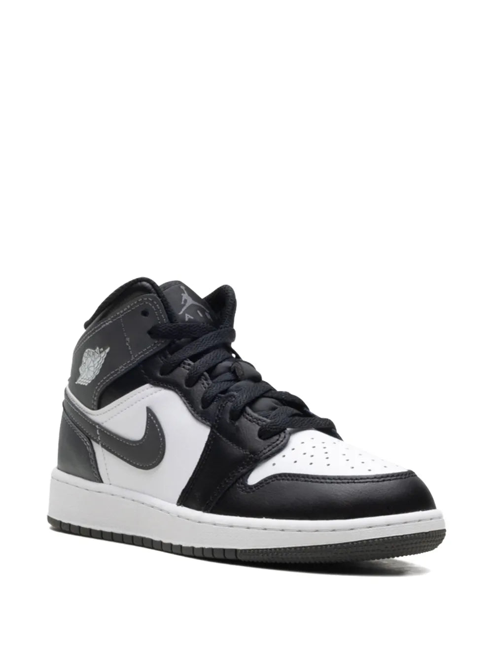 Air Jordan 1 Mid Black/ Iron Grey/ White Sneakers
