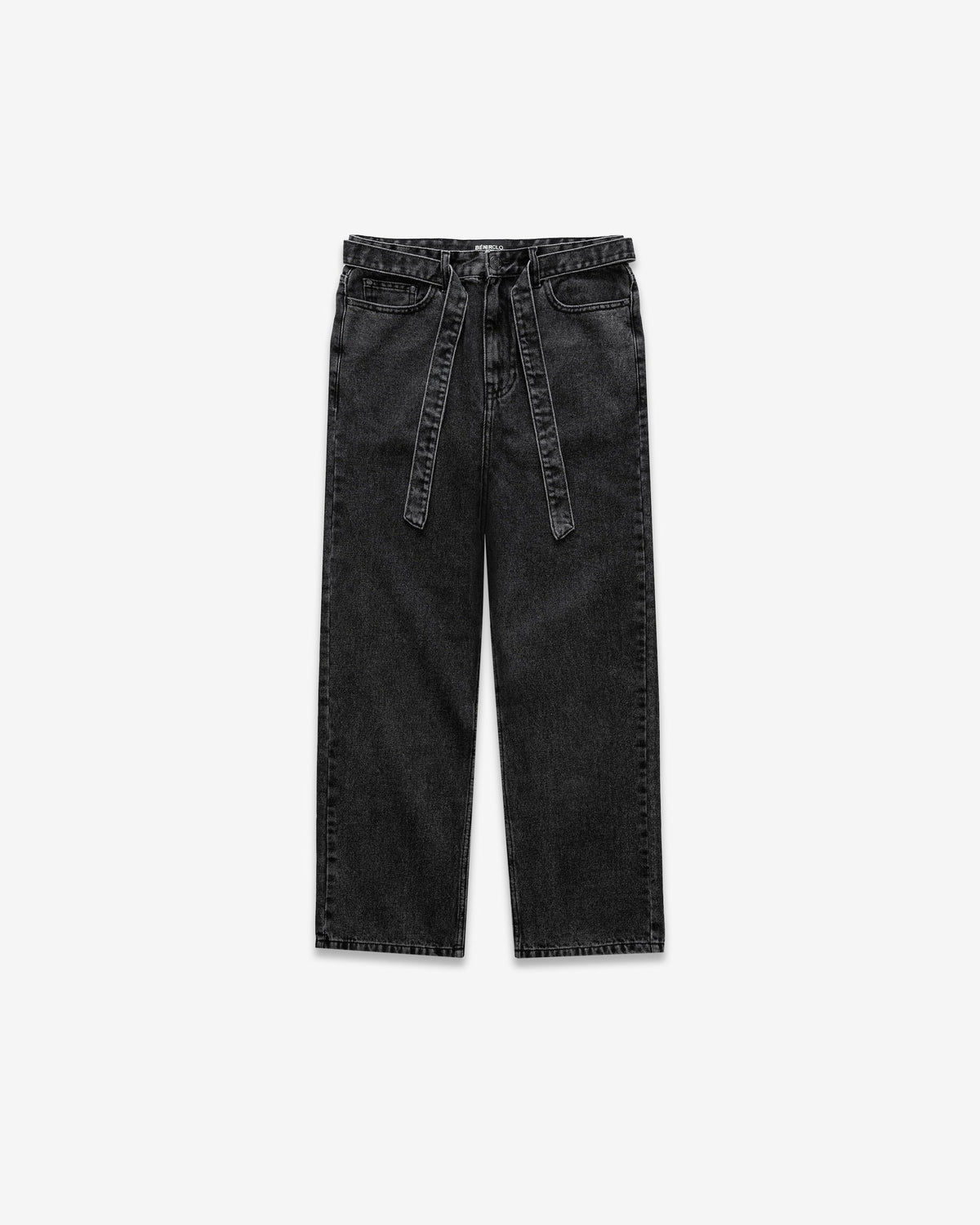 Benir Clothing Relaxed Denim - Blackout — XS — Front View