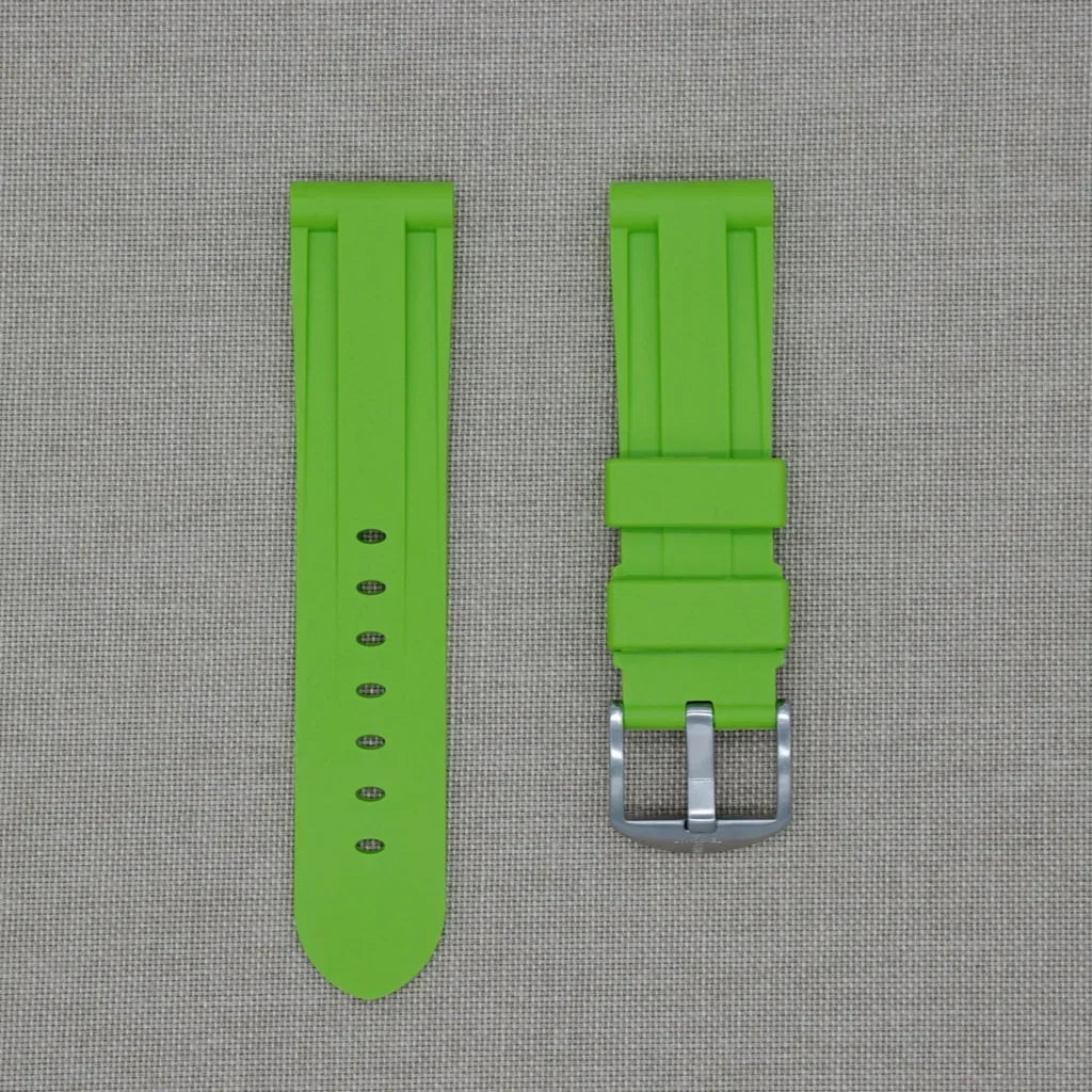 Tempomat- 24mm Lime Rubber Strap
