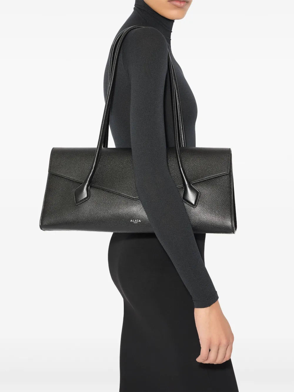 AlaLe teckel flap tote bag