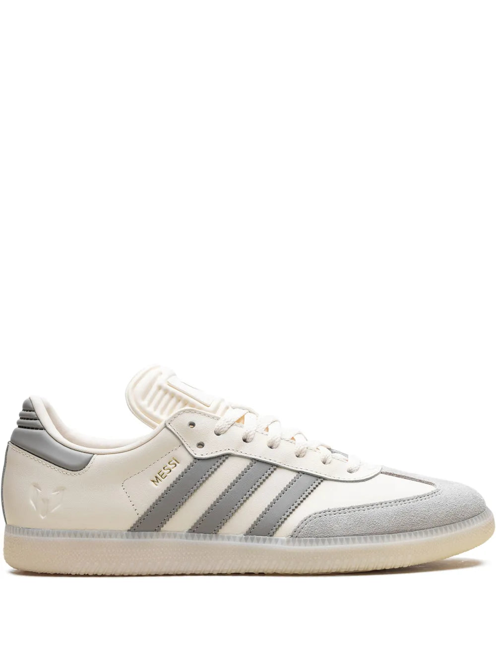 adidas Samba Lionel Messi - Cream White/Light Brown/Metallic Gold Sneakers