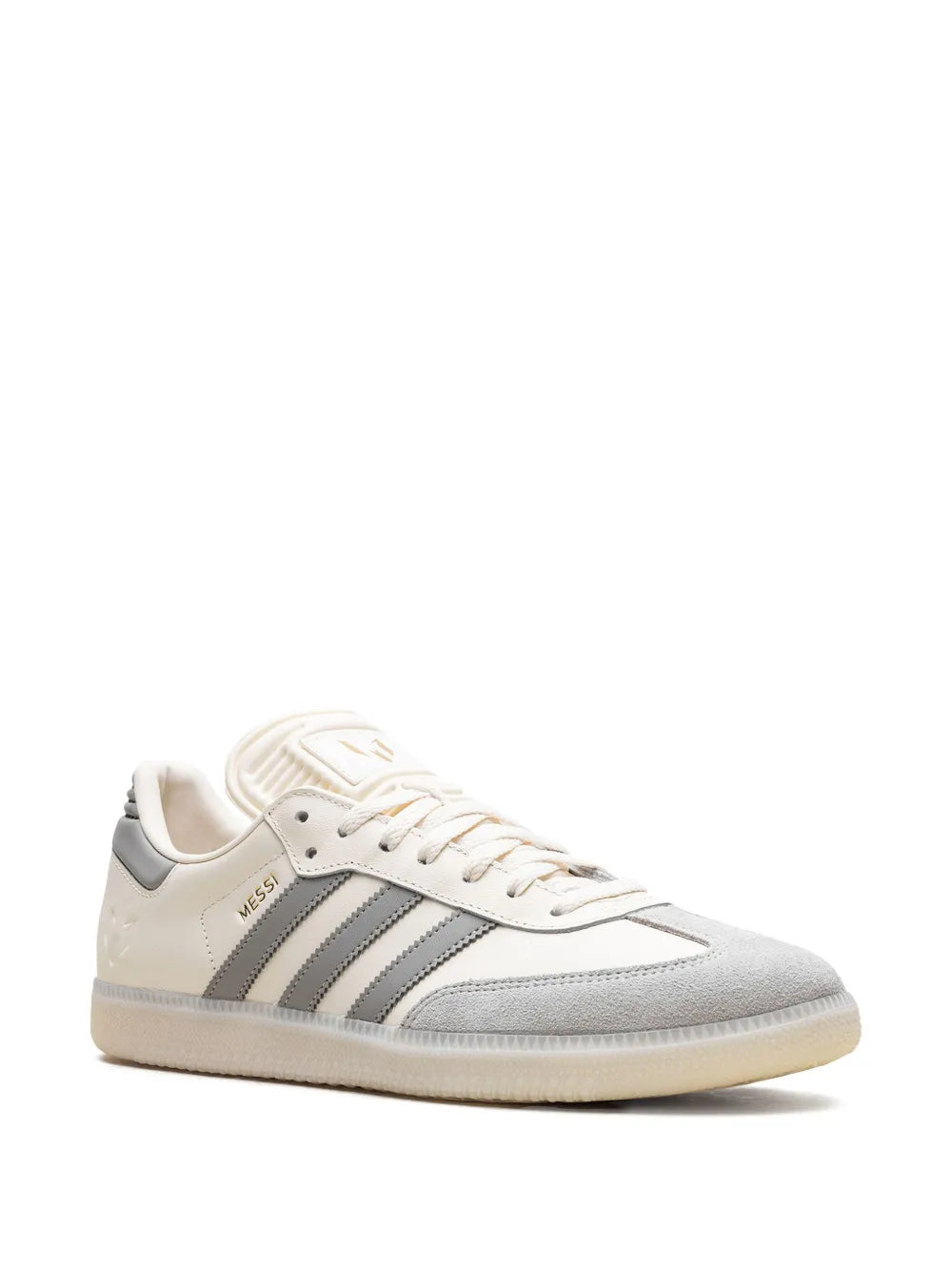 adidas Samba Lionel Messi - Cream White/Light Brown/Metallic Gold Sneakers