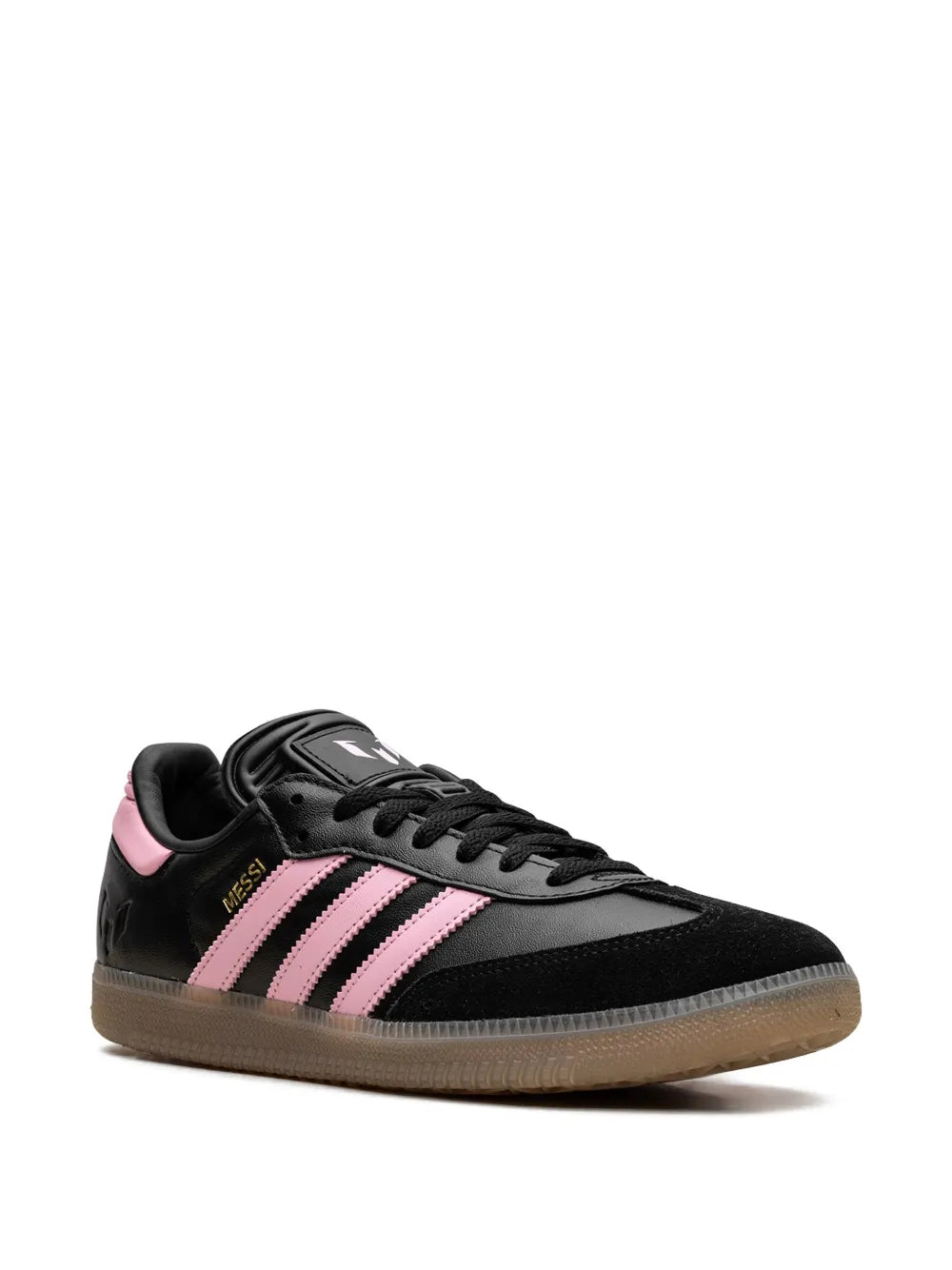 adidas X Lionel Messi Samba Core Black/Gold Metallic/Gum Sneakers