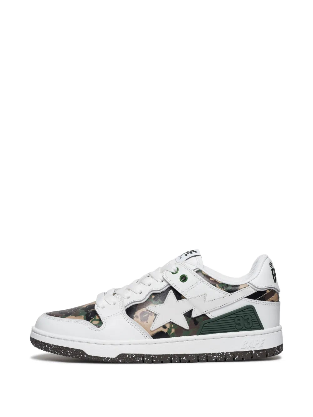 A Bathing Ape?Sk8 Sta #2 Camouflage-Panel Sneakers