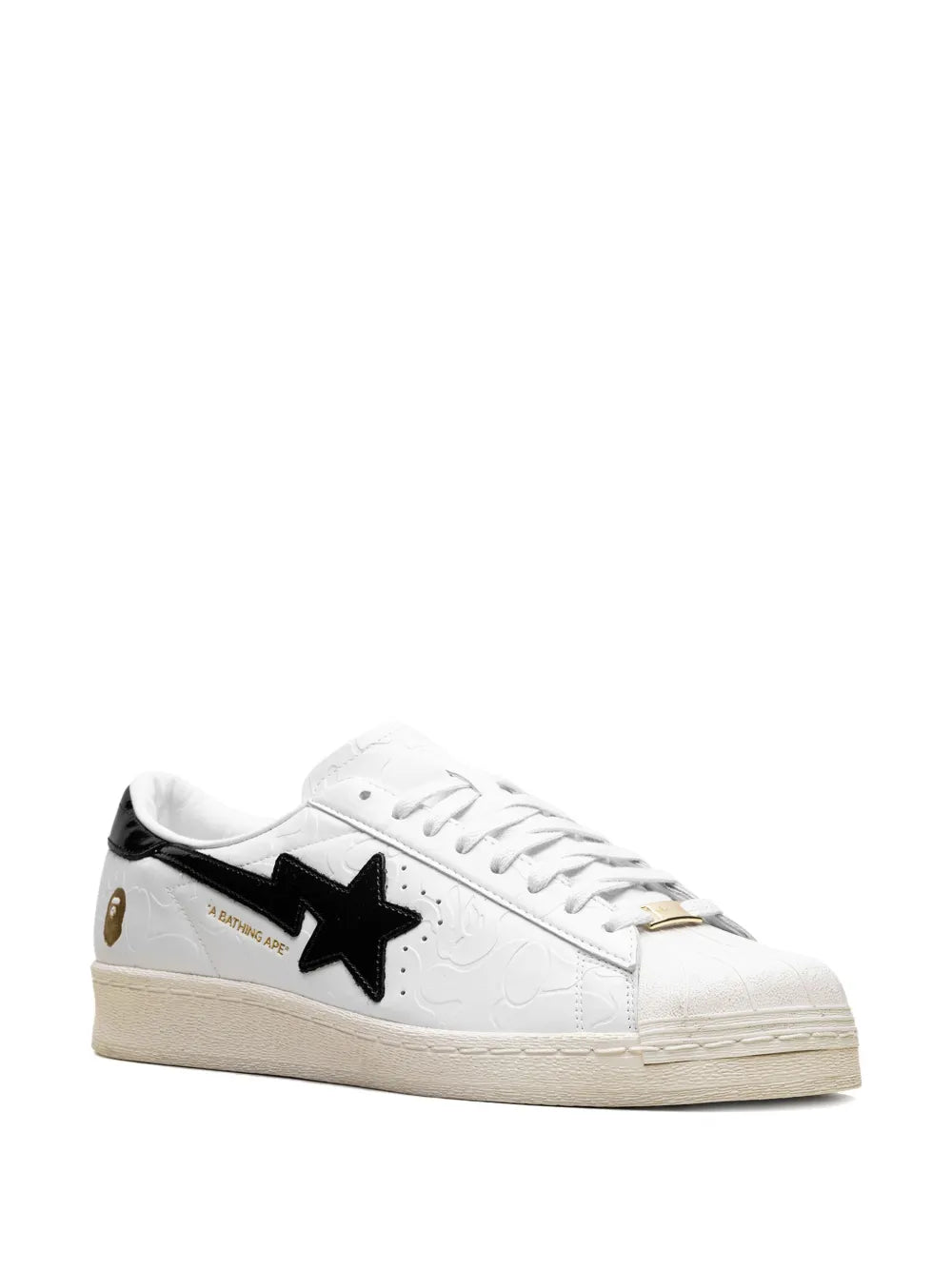 adidas X A Bathing Ape Superstar Vintage White Black Sneakers