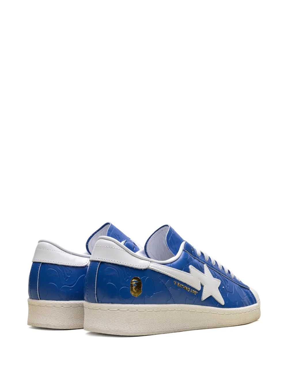 adidas X A Bathing Ape Superstar Vintage Blue White Sneakers