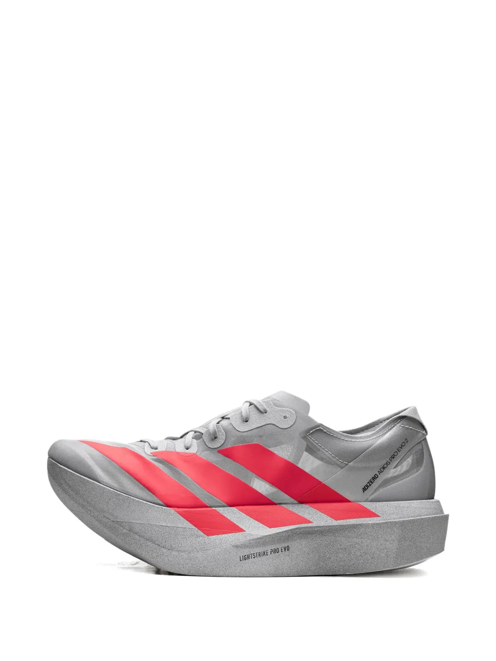 adidas Adizero Adios Pro Evo 2 Silver Metallic/Lucid Red/Grey Two Sneakers