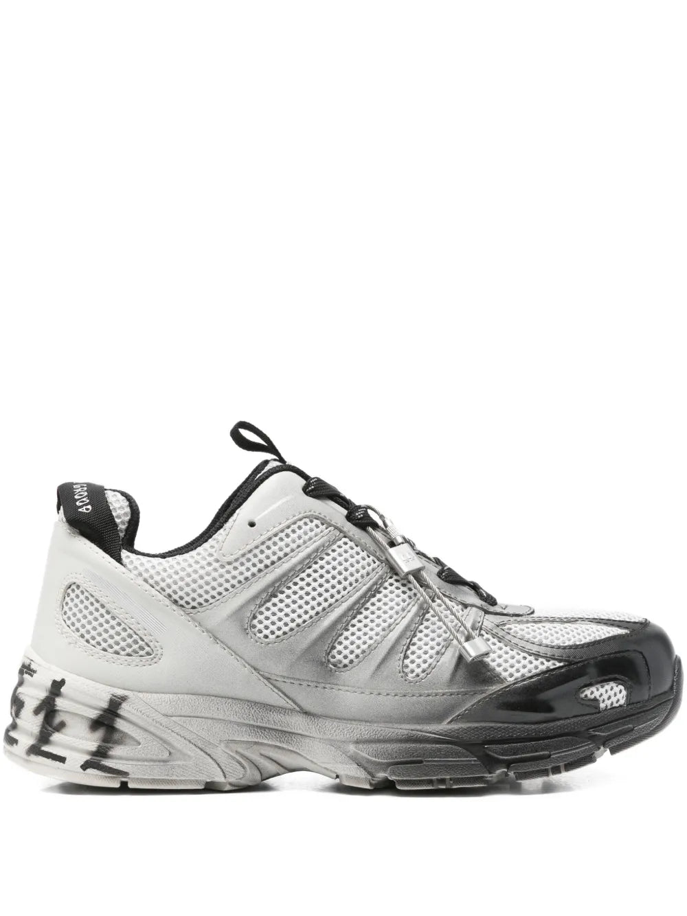 44 Label Group Mesh-Panel Lace-Up Sneakers