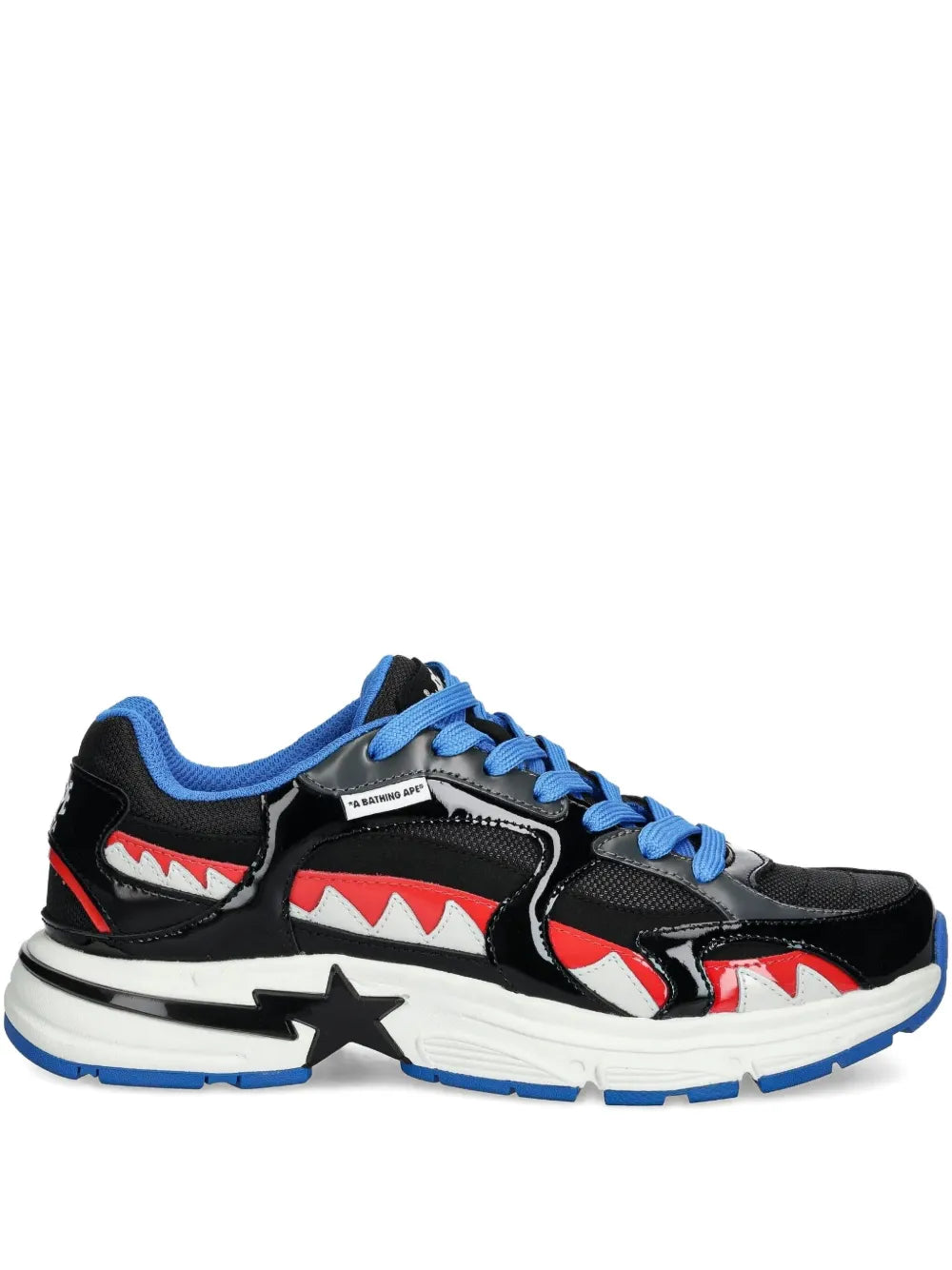 A Bathing Ape?Star Shark-Tooth Sneakers
