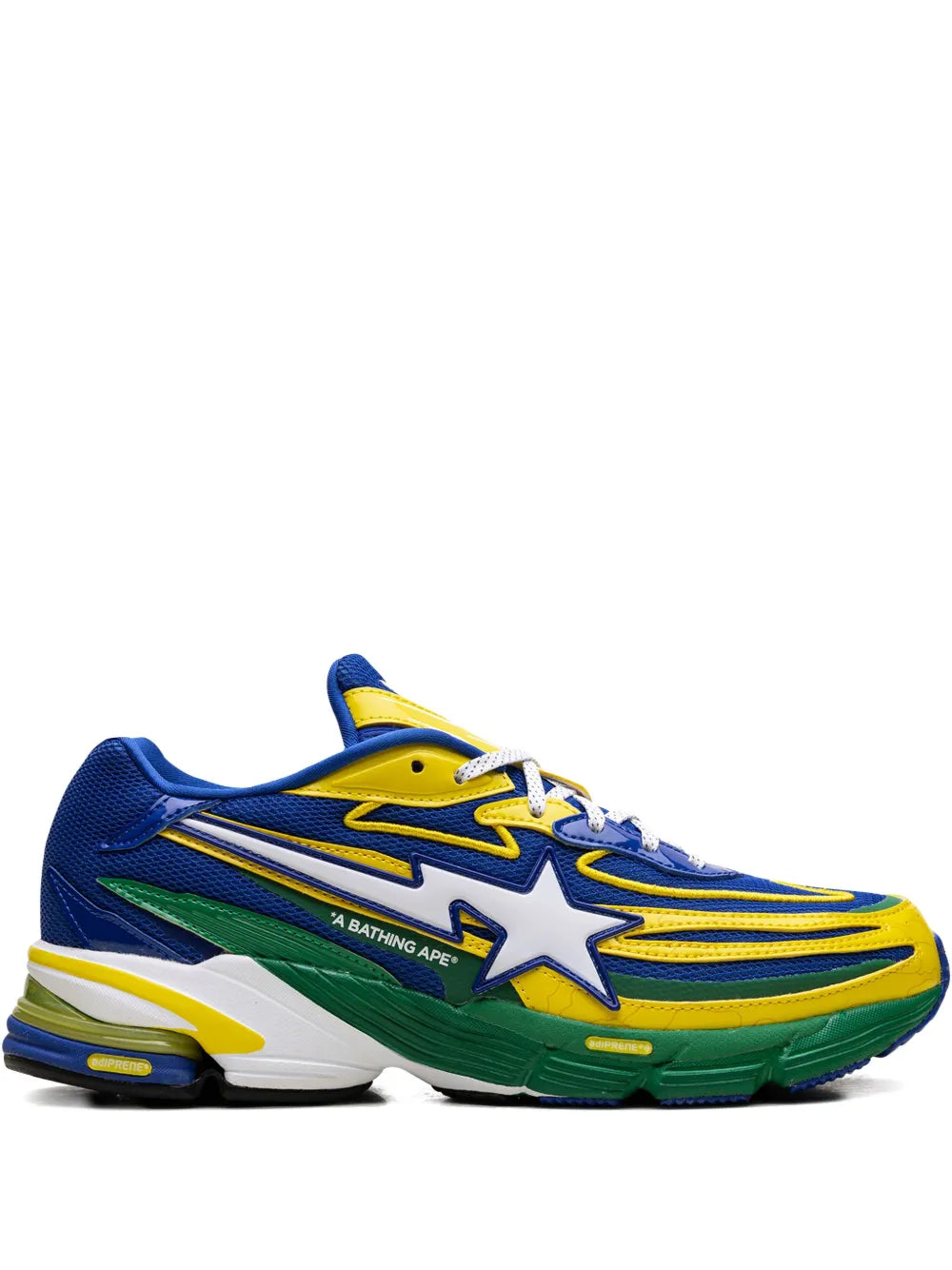 adidas Orketro Bape Yellow Blue Green Sneakers