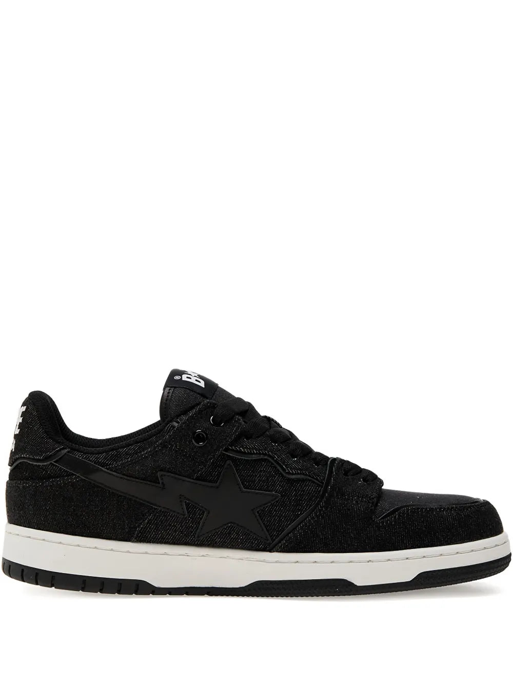 A Bathing Ape?Star-Embellished Denim Trainers