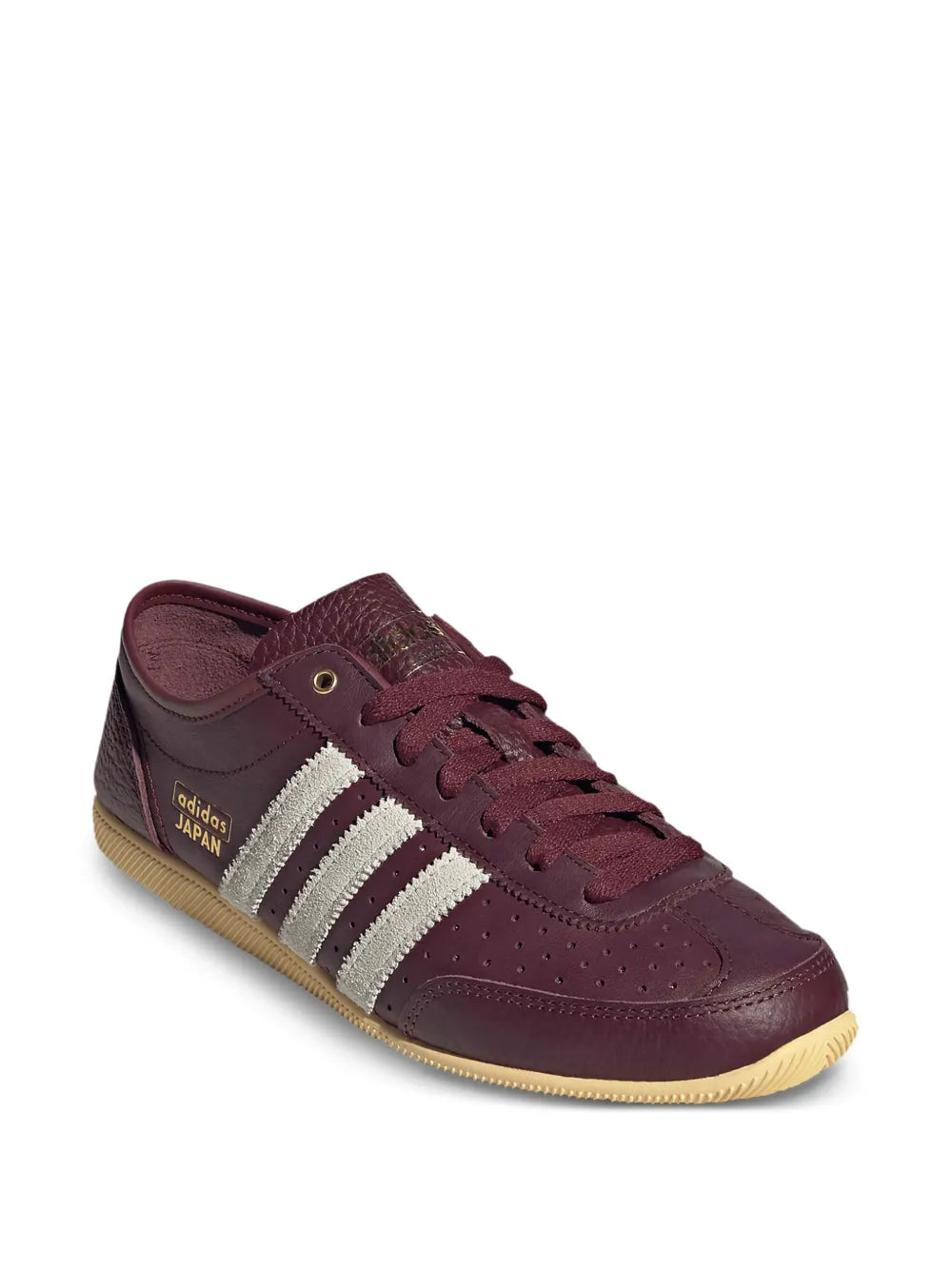 adidas Japan Decon Three-Stripe Leather Sneakers