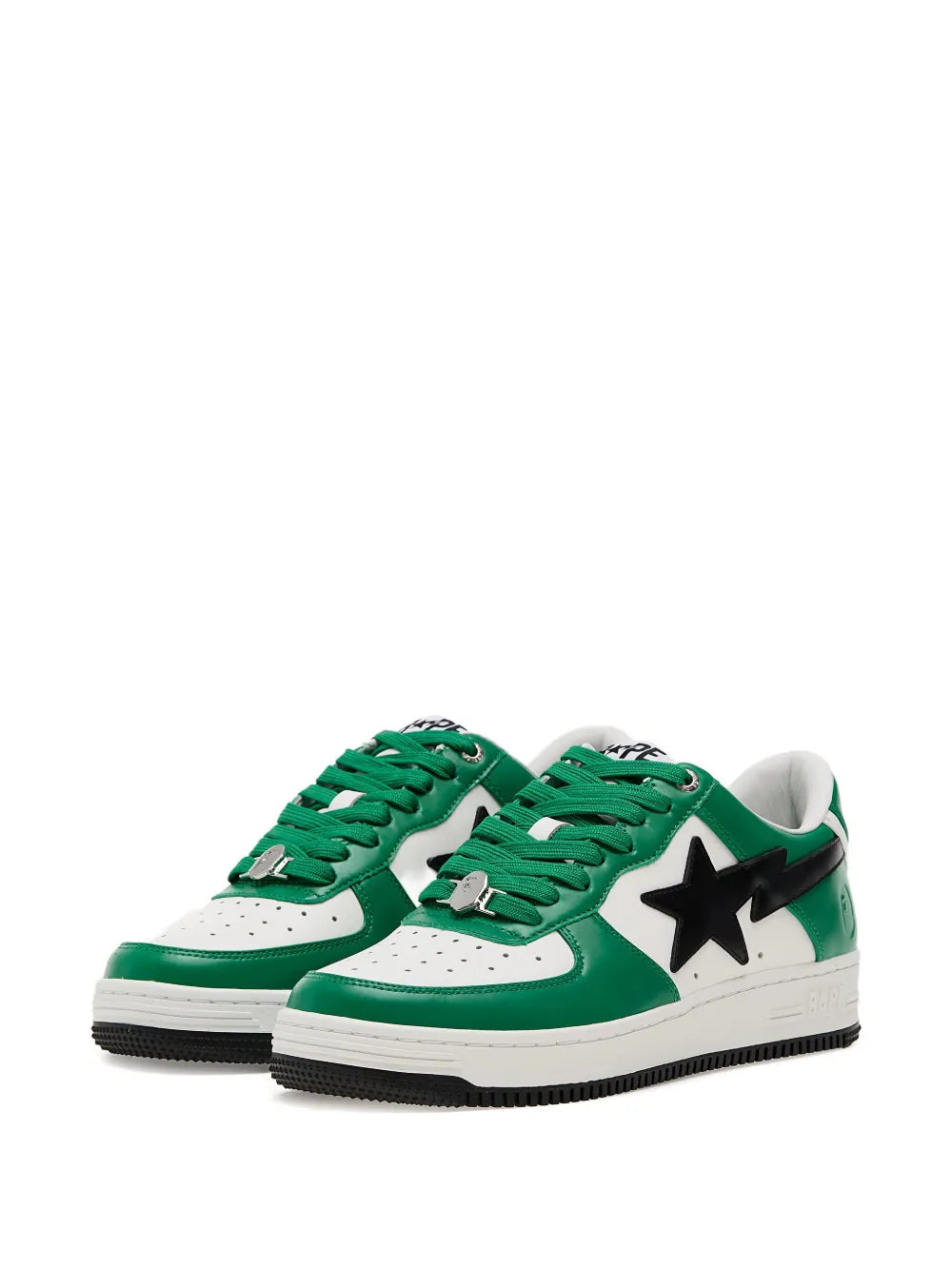 A Bathing Ape?Bapesta #3 M1 Star-Lightning Bolt Sneakers
