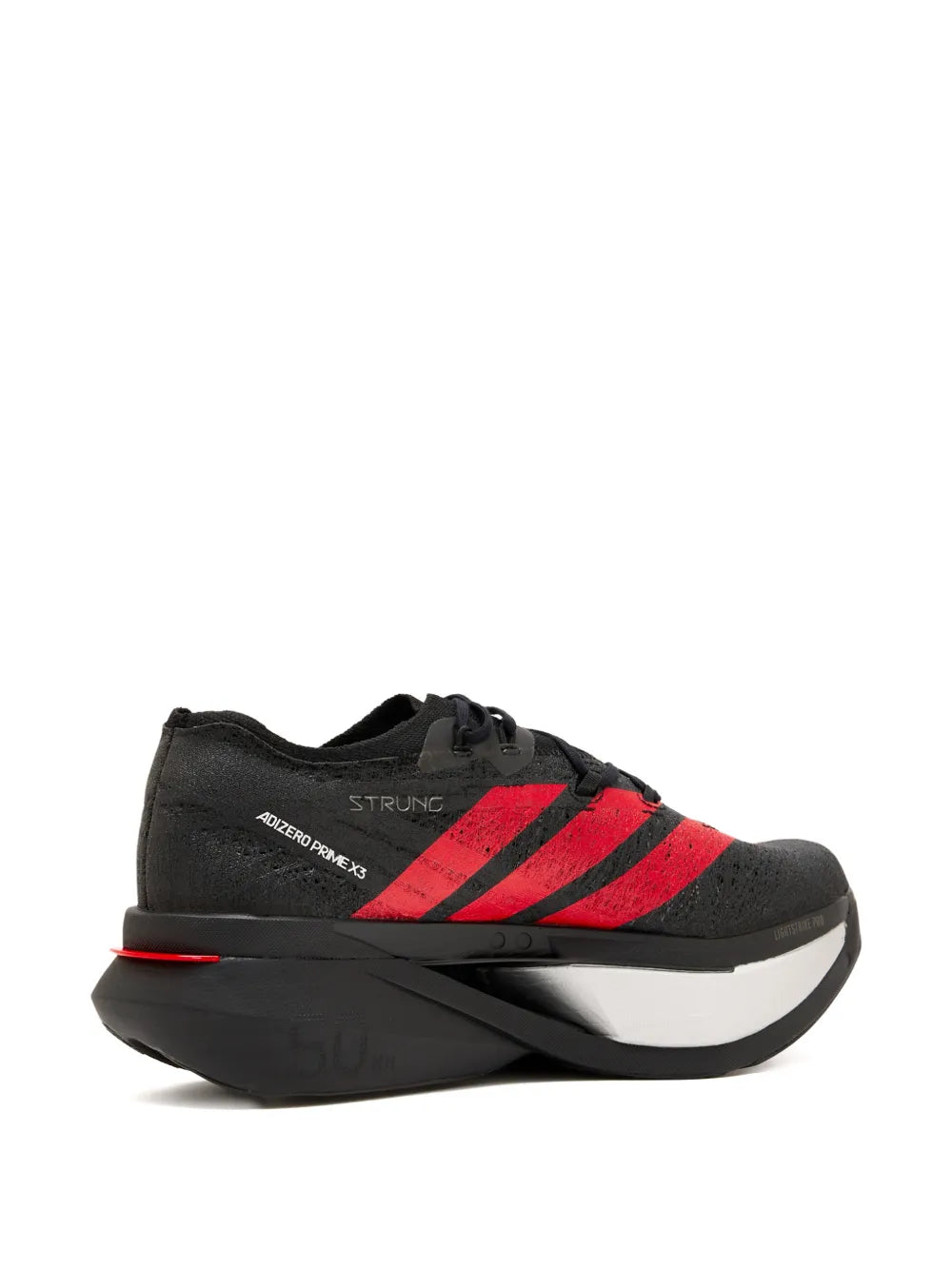 adidas Adizero Prime X3 Strung Amg Striped Lace-Up Sneakers