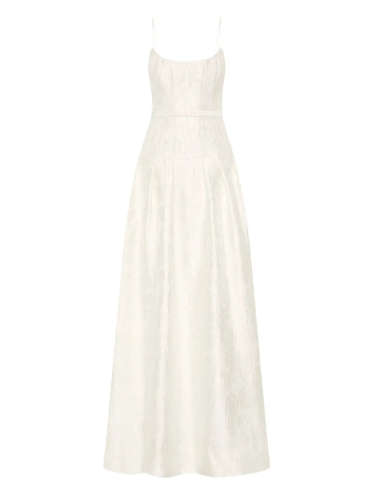 Rebecca Vallance Vanilla Dreams Textured-Panelled Gown