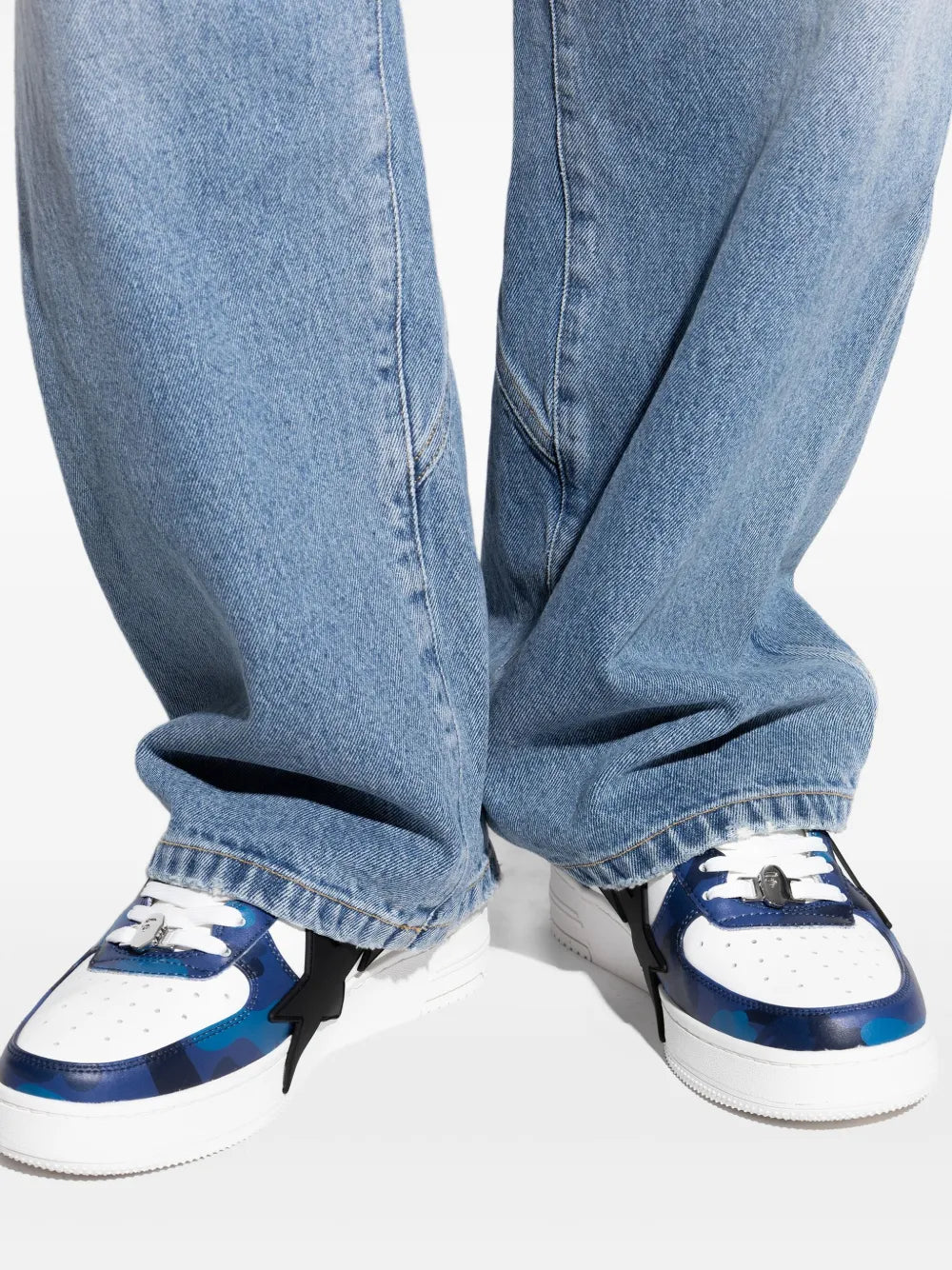 A Bathing Ape?Star-Patch Sneakers