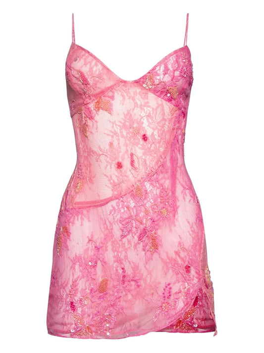Roberta Einer Lace Embellished Dress