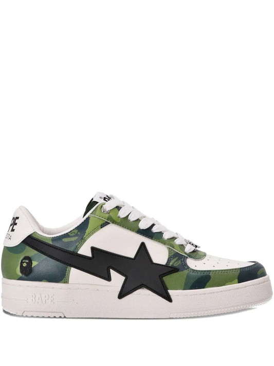 A Bathing Ape?Camouflage Star Sneakers