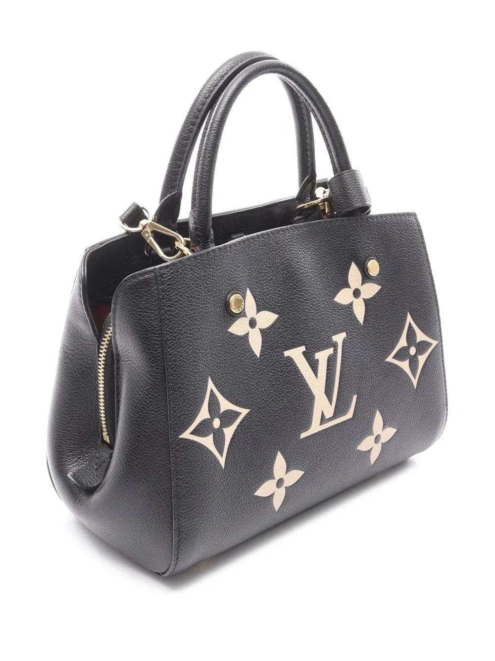 Pre-OwnedLouis Vuitton Pre-Owned2021-2025 Bicolor Monogram Empreinte Giant Montaigne BB satchel
