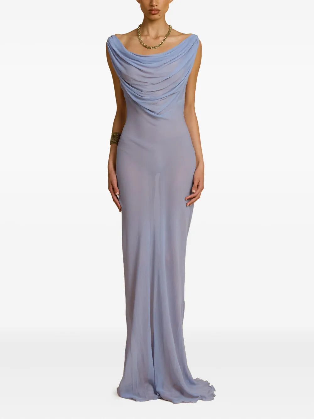 ARCINA ORI Jordana Open-Back Maxi Dress
