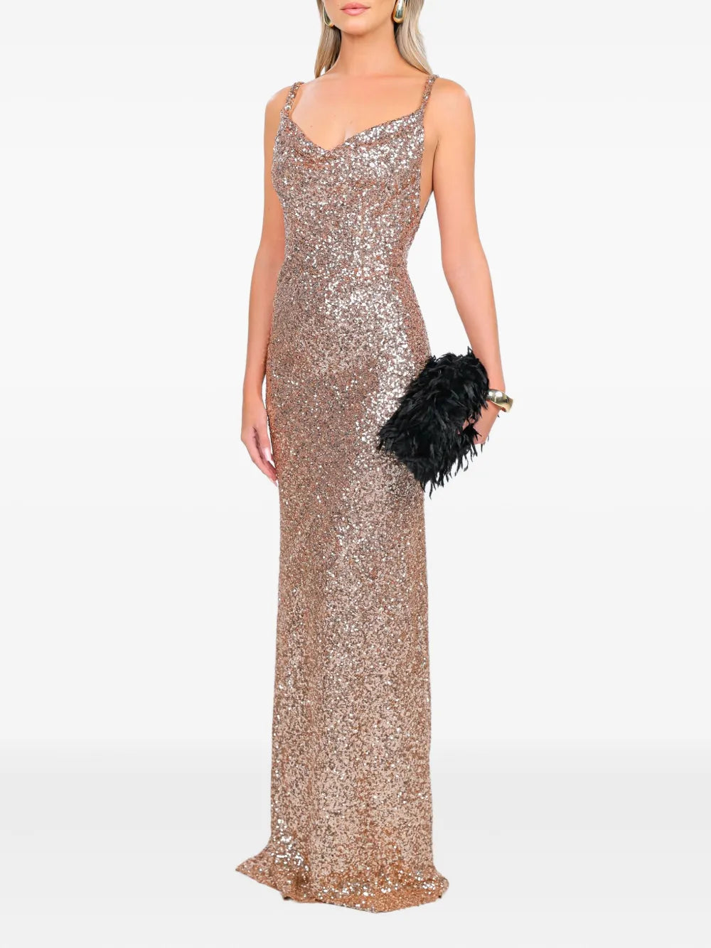 ROSERRY Margot Sequin Maxi Dress