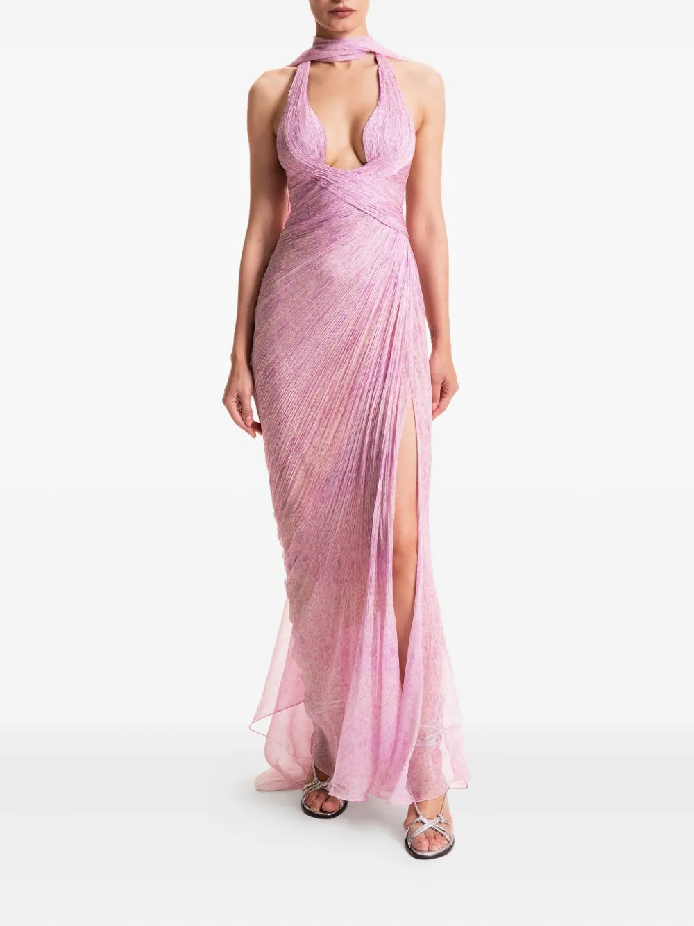 Maria Lucia Hohan Milagros Halterneck Maxi Dress