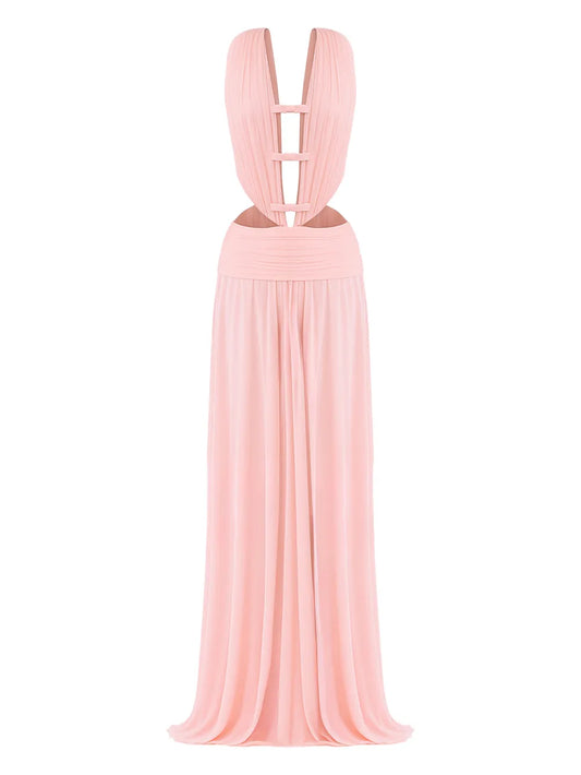 The New Arrivals Ilkyaz Ozel Bambi Bow-Embellishment Maxi Dress