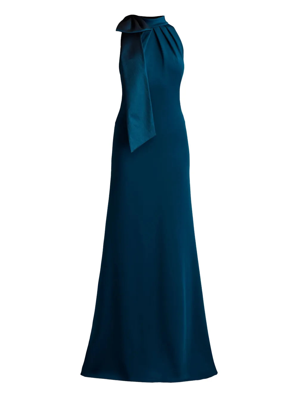 Tadashi Shoji Bow-Detail Halter-Neck Maxi Dress