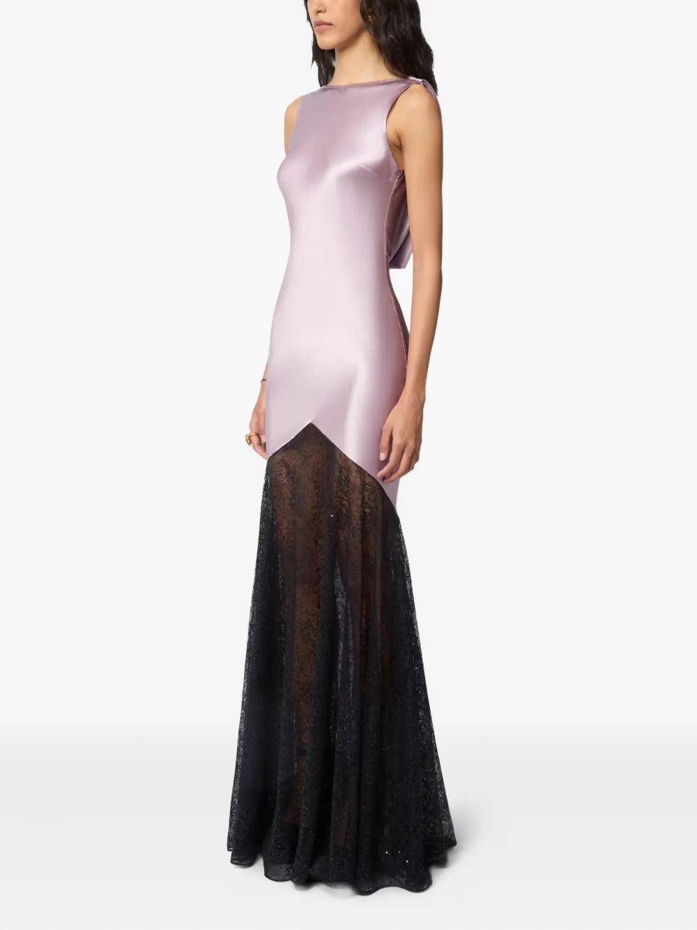 Nina Ricci Mermaid Lace-Detail Maxi Dress