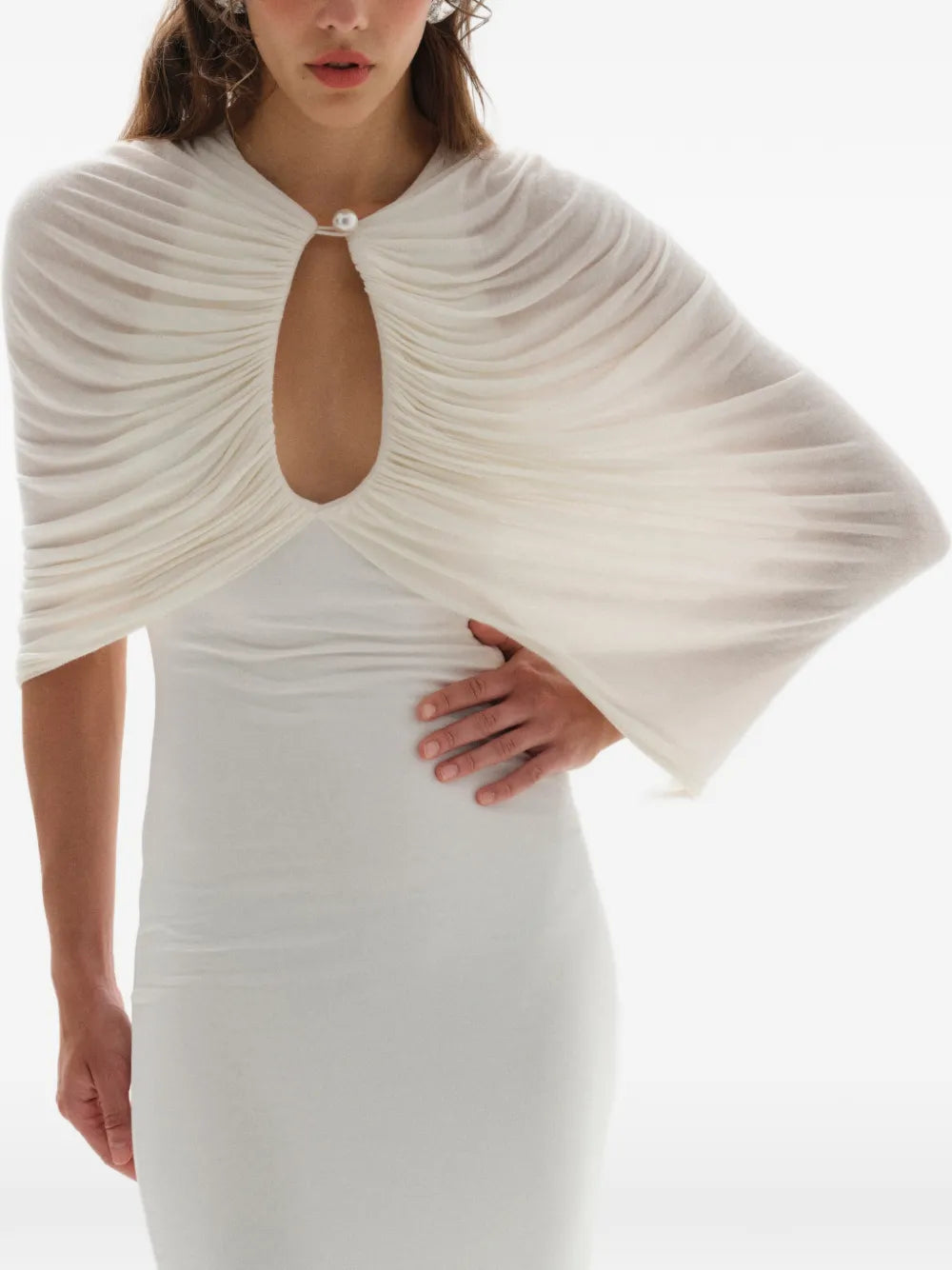 MANUR?Kokon Draped-Detail Dress