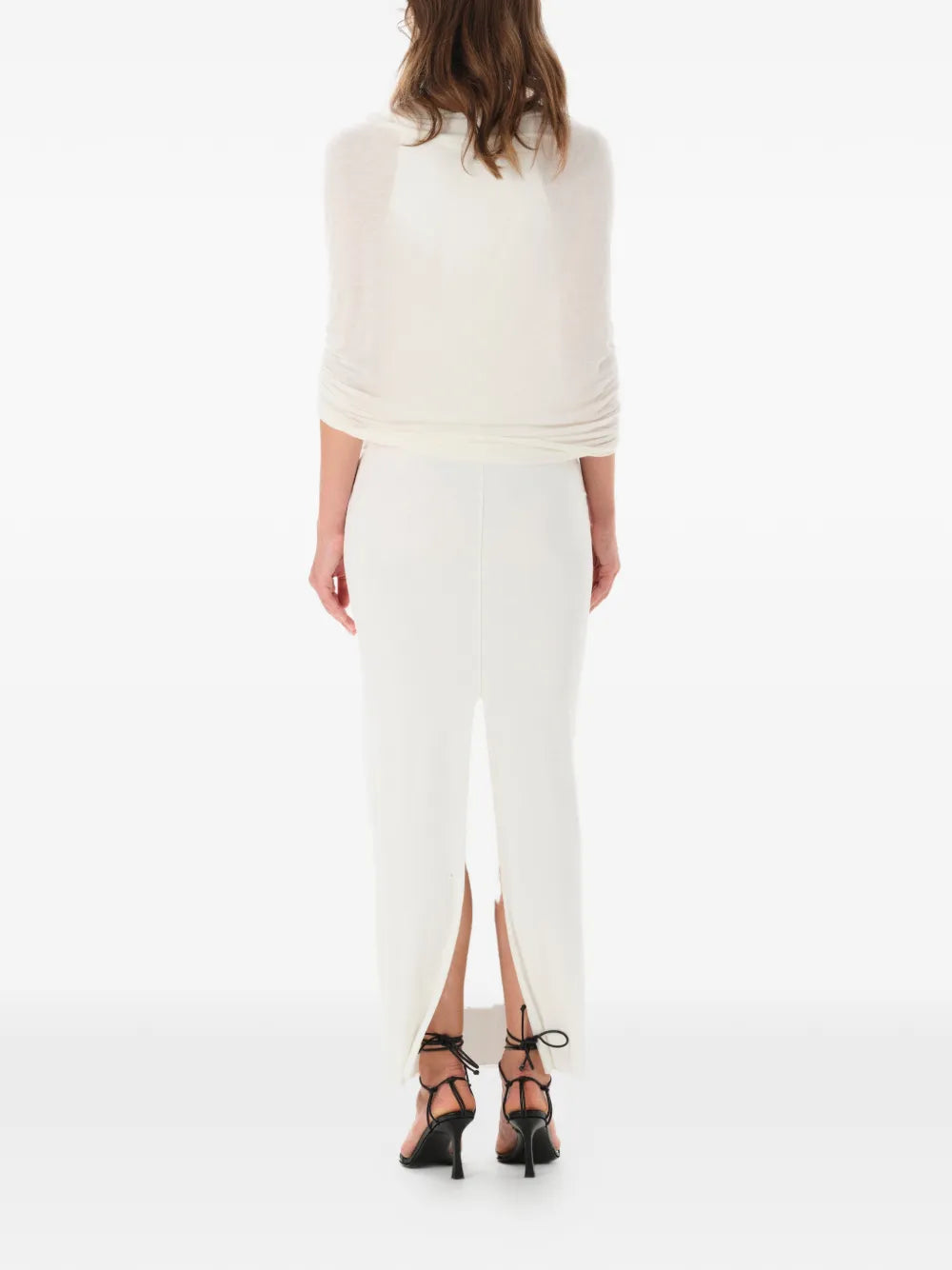 MANUR?Kokon Draped-Detail Dress