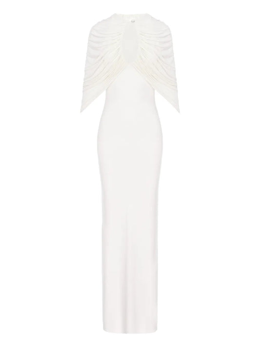 MANUR?Kokon Draped-Detail Dress