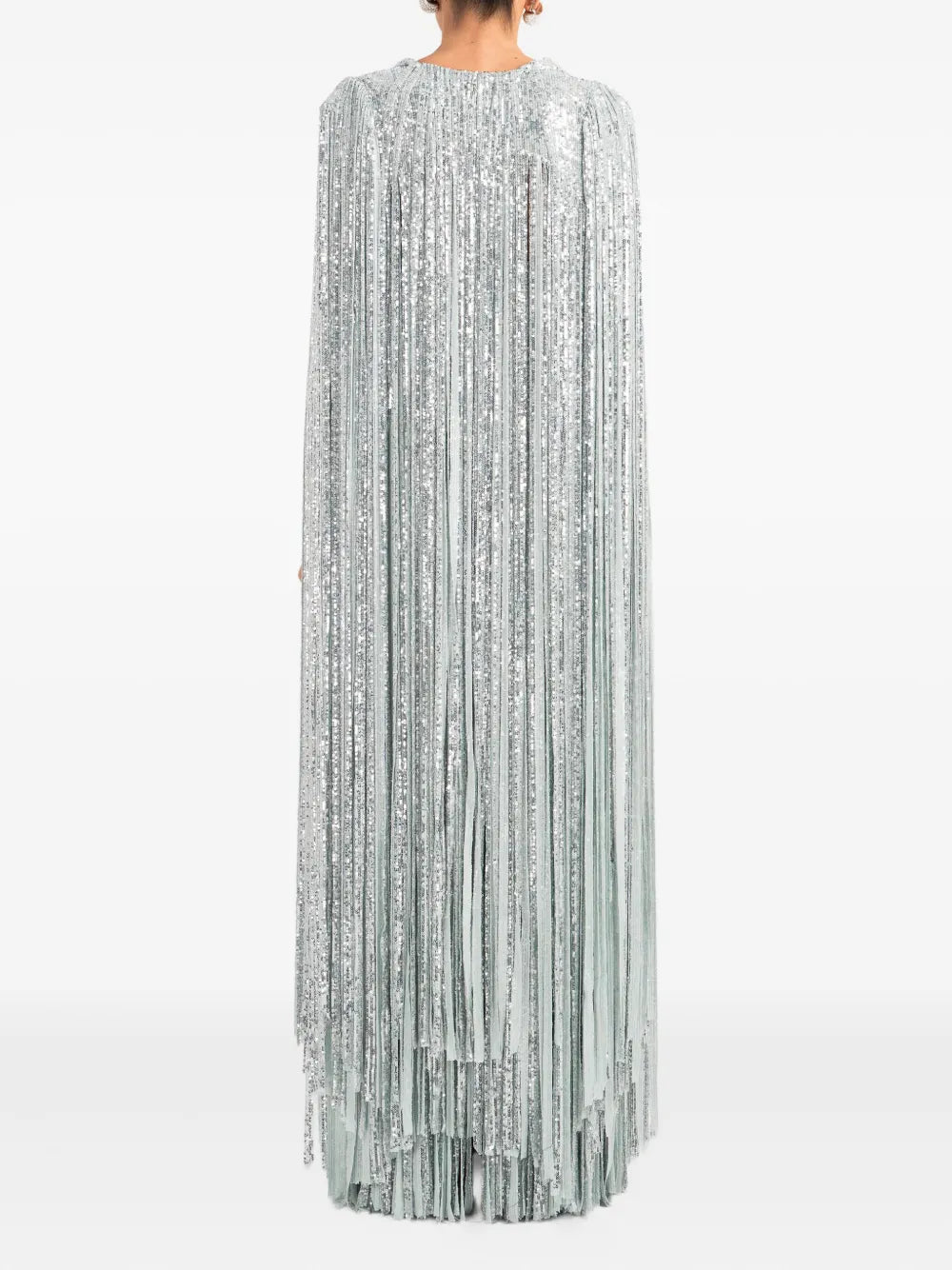 Ana Radu Fringed-Detailed Maxi Dress
