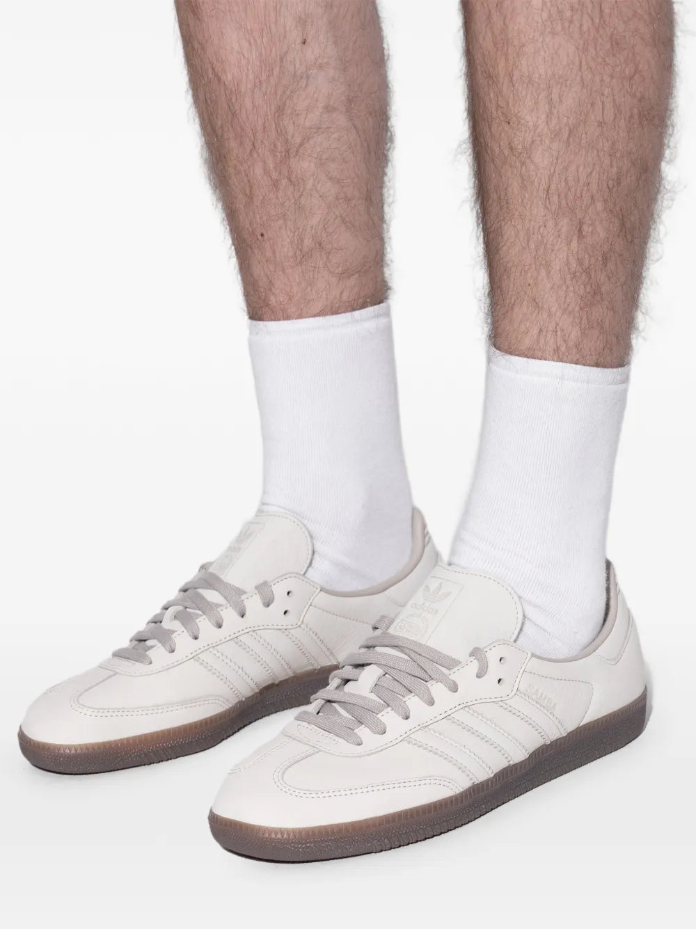 adidas Samba Og Laced Striped Sneakers