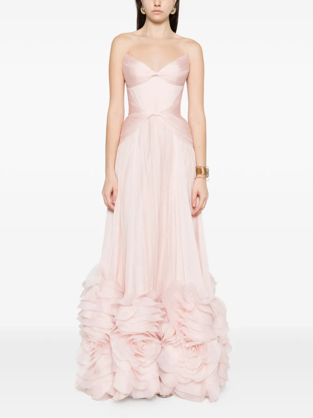 Iris Serban Heaven Ruffled Maxi Dress