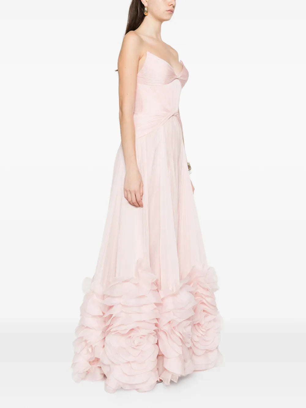 Iris Serban Heaven Ruffled Maxi Dress
