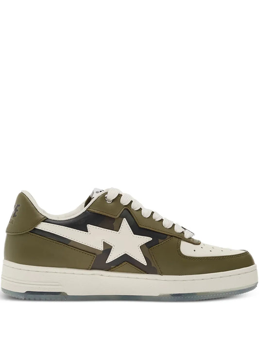 A Bathing Ape?Sta Icon 2 M2 Leather Sneakers