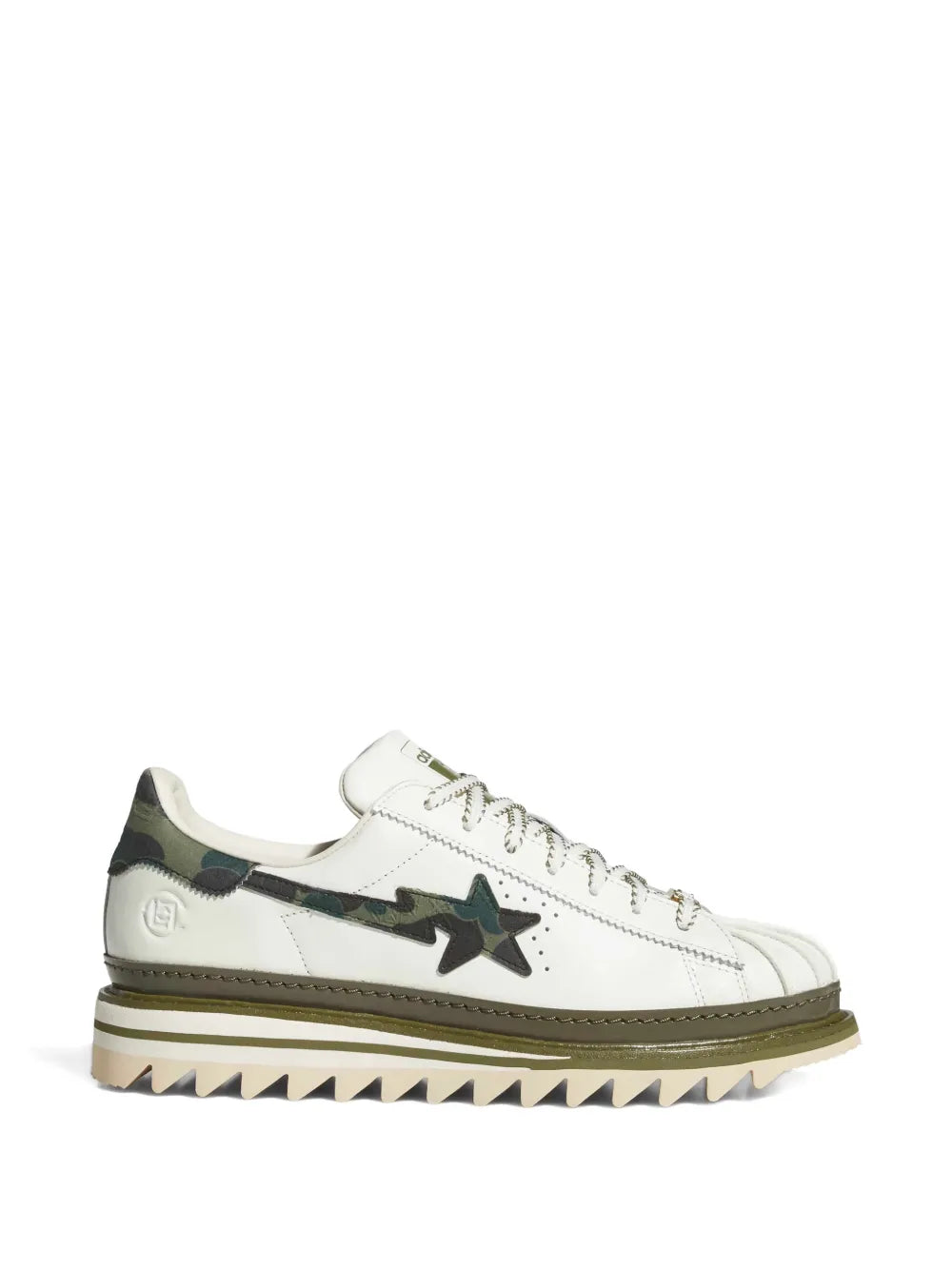 adidas Clot X Bape?Camouflage Star Low-Tops Sneakers