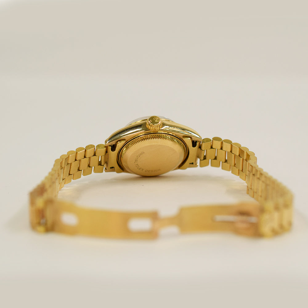 Rolex Datejust 26mm Champagne Diamond Dial 69178G (1992)