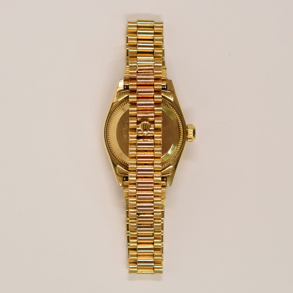 Rolex Datejust 26mm Champagne Diamond Dial 69178G (1992)