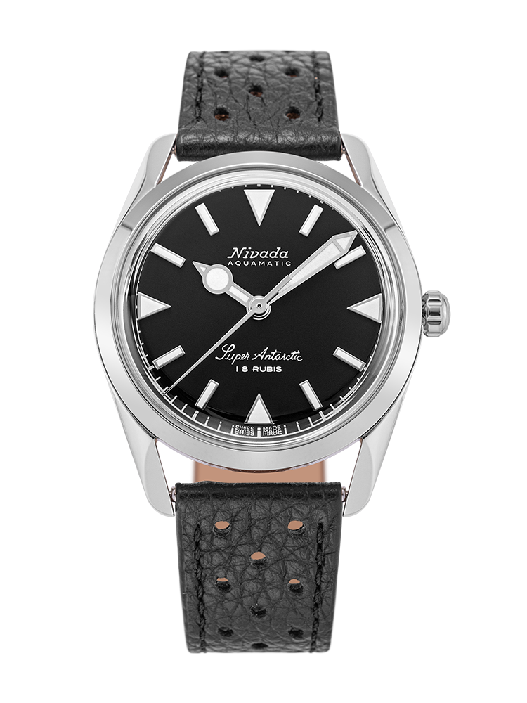 Nivada Grenchen Black White Luminova 35014M40