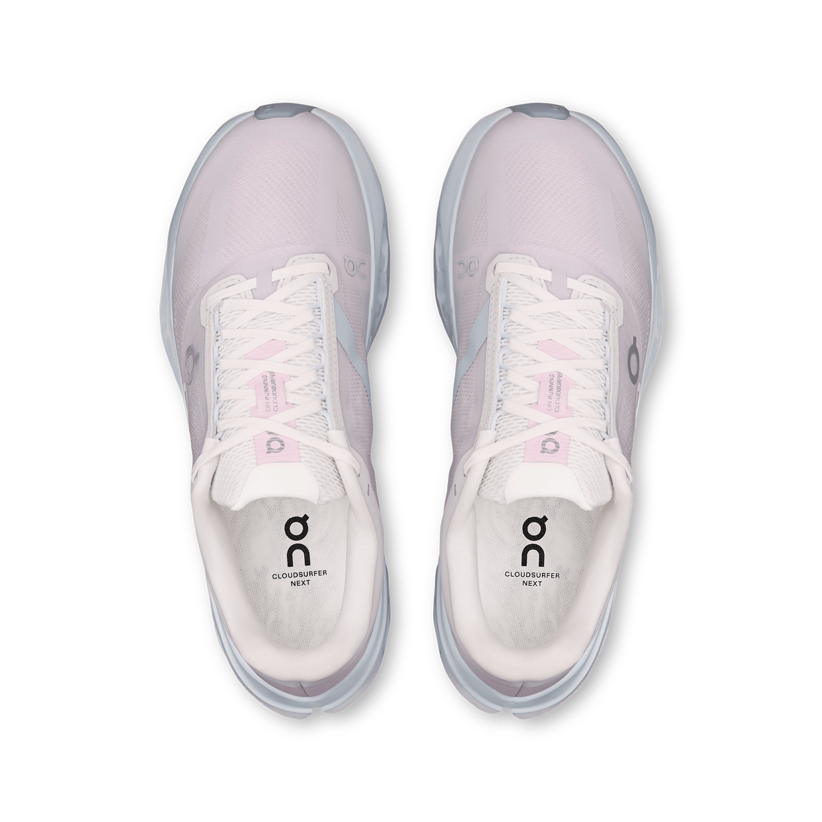 On Cloudsurfer Next Wmns 'Peony Heather' — UK 3 | EU 36 | US 5 — Top View