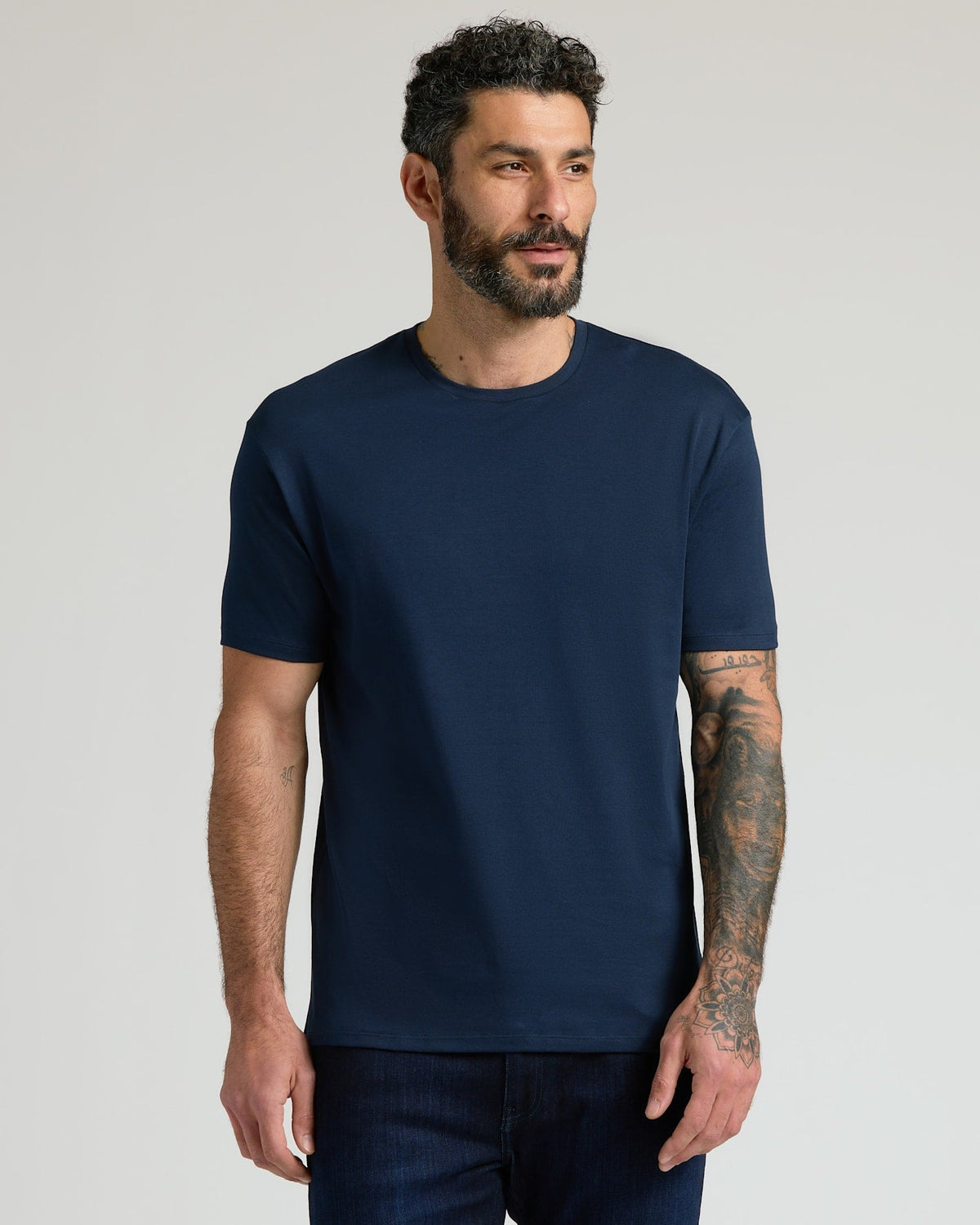 Pima Cotton Blend Crew 4-Pack