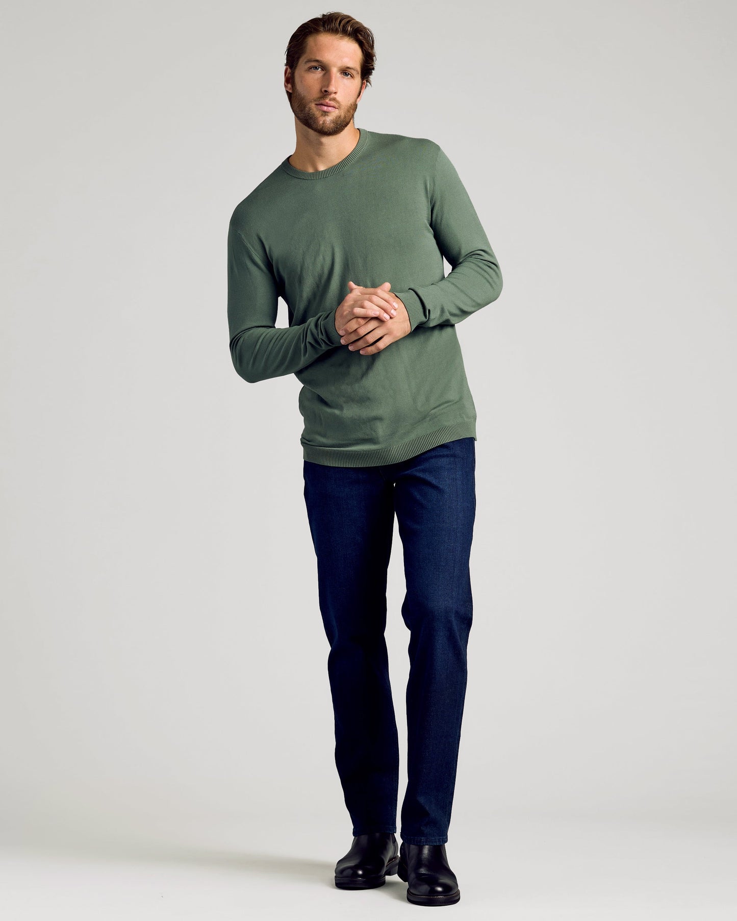 Dressy Crew Neck Sweater 3-Pack
