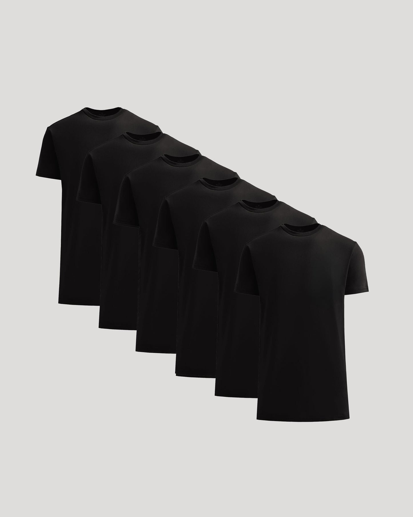 All Black Tall Heavyweight Crew 6-Pack