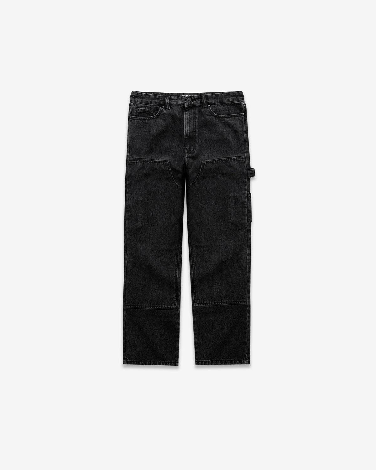 Benir Clothing Relaxed Carpenter Denim - Blackout — 28 — Front View