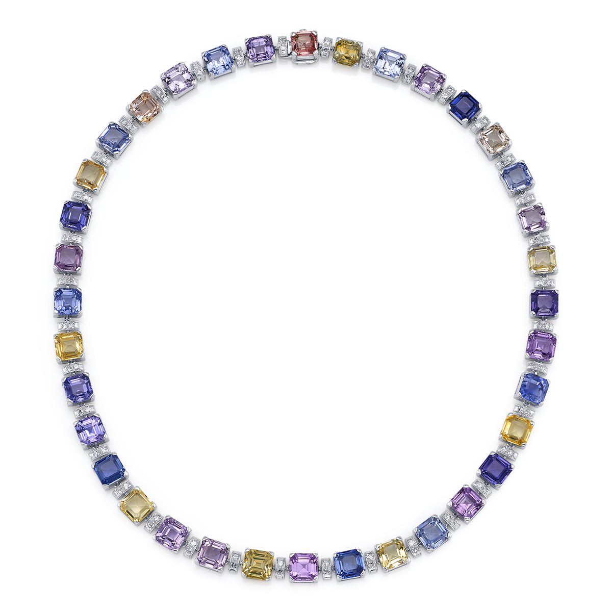 deBoulle Estate Collection Fancy Sapphire Necklace