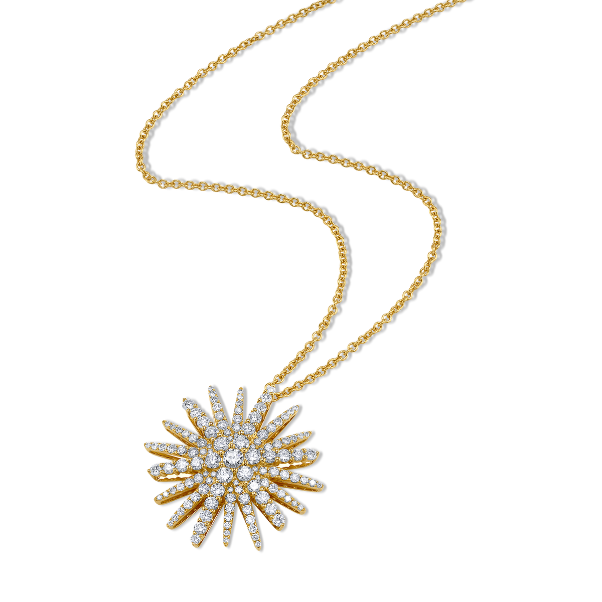 deBoulle Collection Supernova Pendant in Yellow Gold